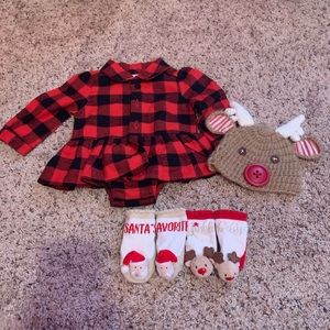 Mud Pie Infant Christmas Set